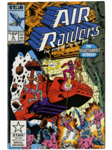 Air Raiders #2 comic cover — Marvel 1988 — Hasbro toy tie-in — ComicBook.beer archive