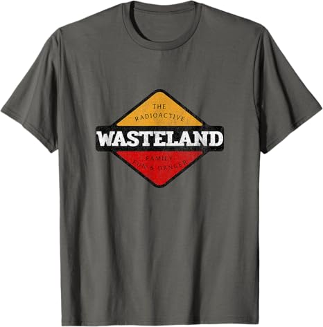 Retro Radioactive Wasteland “Family Fun & Danger” Sci-Fi T-Shirt